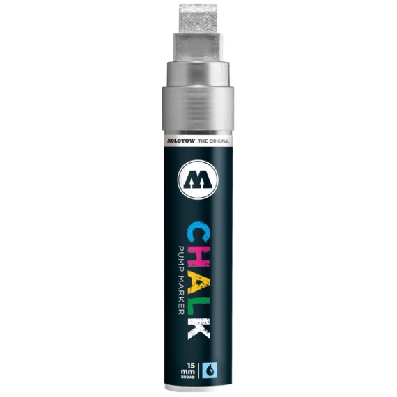 Chalk Marker „metallic” (15 mm) – metallic silver 001