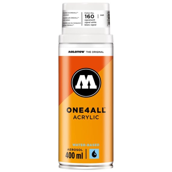 ONE4ALL™ Acrylic Spray 400 ml – signal white